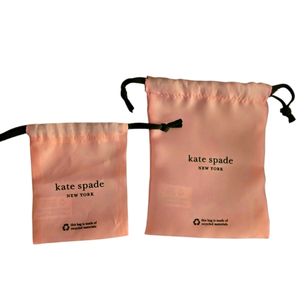 (2) Kate Spade Pink Dust Bags